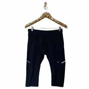 Nike Filament Black Dri-fit Active Capri Leggings